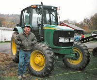 Dan Yarnick and one of his tractors.