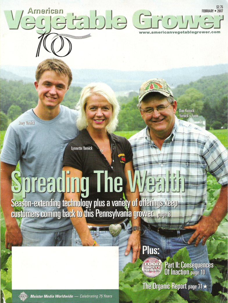 American Vegetable Grower Magazine - Cover